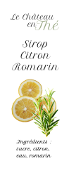 Rosemary lemon syrup