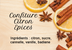Lemon spices jam