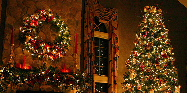 Christmas grocery store